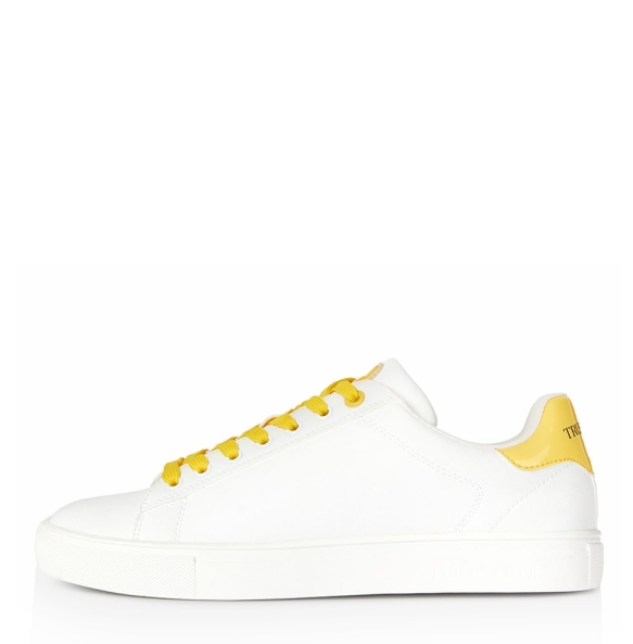 Sneakers TRUSSARDI Dilan 79A00746 Λευκό με Κίτρινο