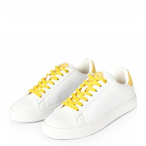 Sneakers TRUSSARDI Dilan 79A00746 Λευκό με Κίτρινο