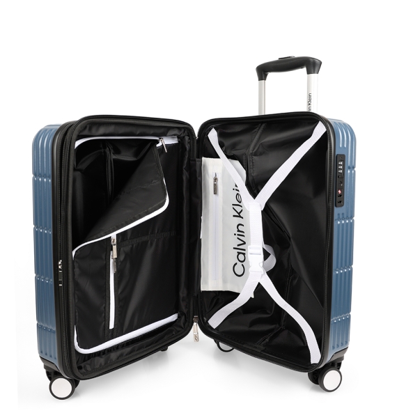 Bαλίτσα καμπίνας CALVIN KLEIN Astoria LH118AS6 54x36x23/26 cm Μπλε