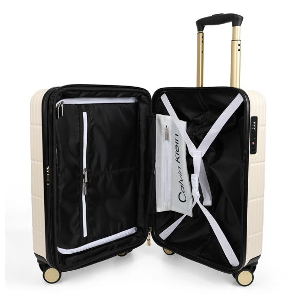 Bαλίτσα καμπίνας CALVIN KLEIN Astoria LH118AS6 54x36x23/26 cm Ιβουάρ