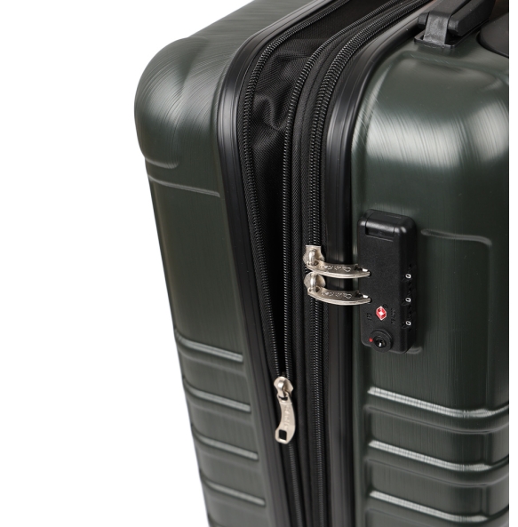 Βαλίτσα σκληρή Μεσαία CALVIN KLEIN Midtown Tour LM414MD9 Κυπαρισί