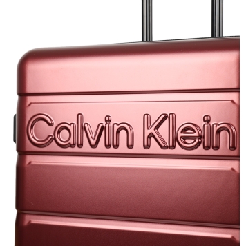 Βαλίτσα σκληρή Μεσαία CALVIN KLEIN Ridge LH418RL3 Μπορντό