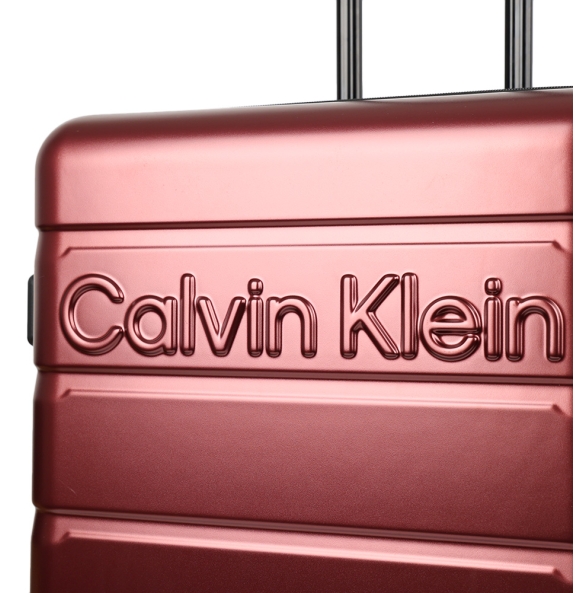Βαλίτσα σκληρή Μεσαία CALVIN KLEIN Ridge LH418RL3 Μπορντό