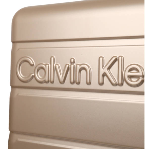 Βαλίτσα σκληρή Μεσαία CALVIN KLEIN Ridge LH418RL3 Μπεζ