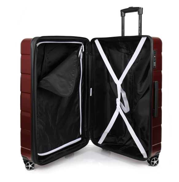 Βαλίτσα σκληρή Μεγάλη CALVIN KLEIN Ridge LH818RL3 Μπορντό