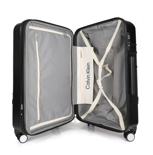 Βαλίτσα σκληρή Μεσαία CALVIN KLEIN New Light LH418NL4 Μαύρο