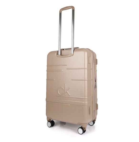 Βαλίτσα σκληρή Μεσαία CALVIN KLEIN New Light LH418NL4 Μπεζ
