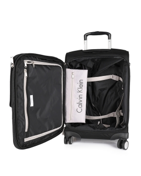 Bαλίτσα καμπίνας υφασμάτινη CALVIN KLEIN Gala LT118GA4 Μαύρο