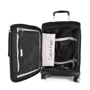 Bαλίτσα καμπίνας υφασμάτινη CALVIN KLEIN Gala LT118GA4 Μαύρο