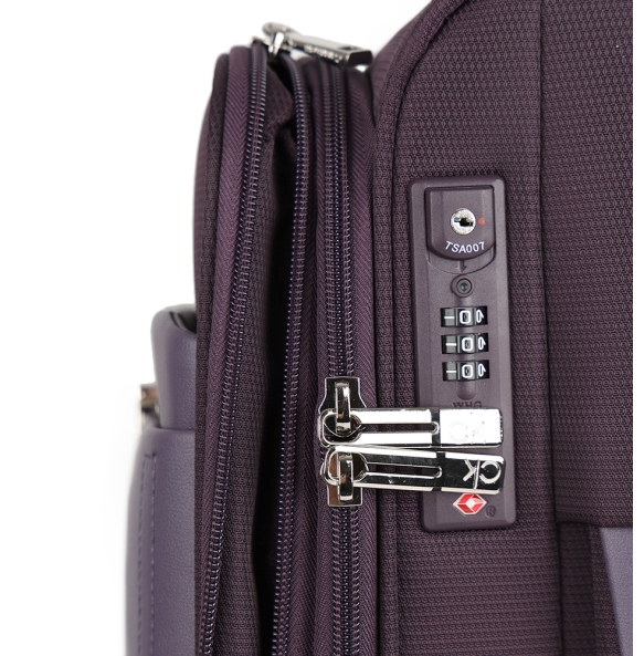 Bαλίτσα καμπίνας υφασμάτινη CALVIN KLEIN Gala LT118GA4 Μωβ