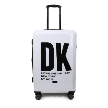 Βαλίτσα σκληρή Μεσαία DKNY D2221-DH418BD4 Λευκό/Μαύρο