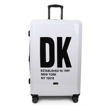 Βαλίτσα σκληρή Μεγάλη DKNY D2221-DH818BD4 Λευκό/Μαύρο