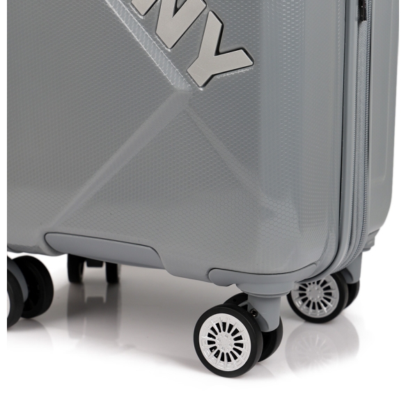 Βαλίτσα σκληρή Μεσαία DKNY D4506B-DH418YC5 Γκρι