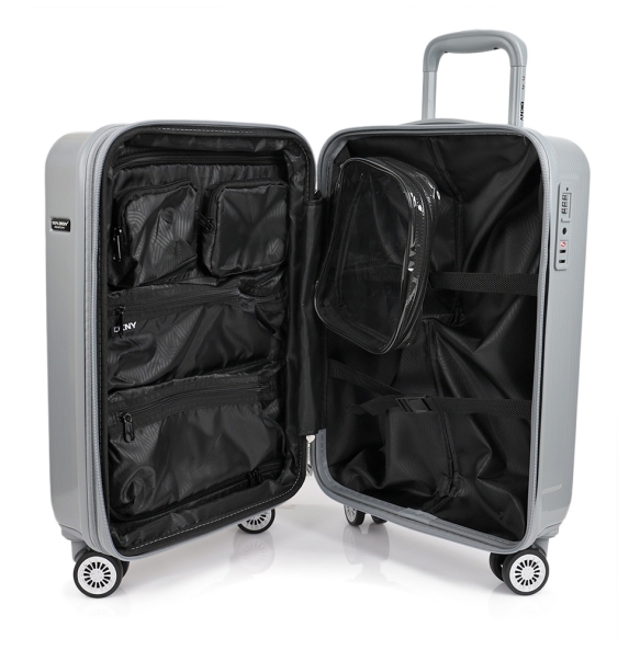 Bαλίτσα καμπίνας DKNY D4506B-DH118YC5 Γκρι