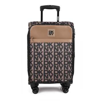 Bαλίτσα καμπίνας υφασμάτινη DKNY New Era D4610-DT118NE5 Καφέ