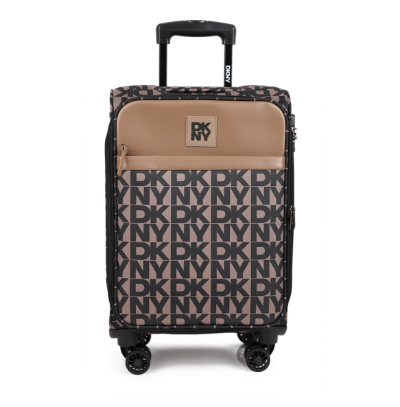 Bαλίτσα καμπίνας υφασμάτινη DKNY New Era D4610-DT118NE5 Καφέ