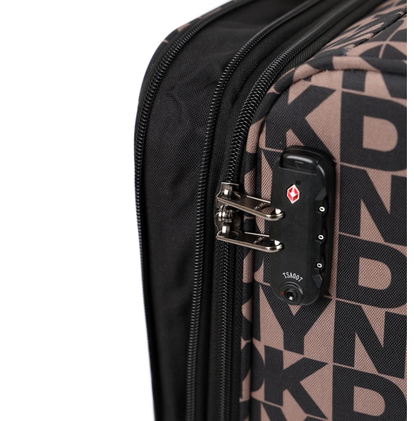 Bαλίτσα καμπίνας υφασμάτινη DKNY New Era D4610-DT118NE5 Καφέ