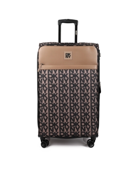 Bαλίτσα Μεγάλη υφασμάτινη DKNY New Era D4610-DT818NE5 Καφέ