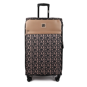 Bαλίτσα Μεγάλη υφασμάτινη DKNY New Era D4610-DT818NE5 Καφέ