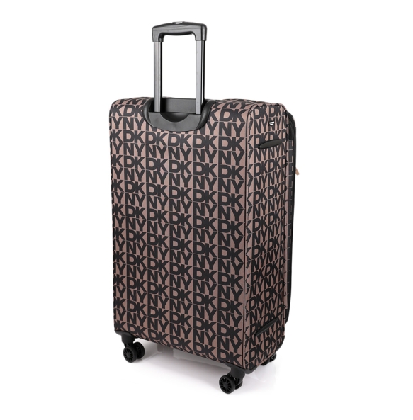 Bαλίτσα Μεγάλη υφασμάτινη DKNY New Era D4610-DT818NE5 Καφέ
