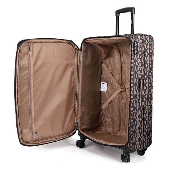 Bαλίτσα Μεγάλη υφασμάτινη DKNY New Era D4610-DT818NE5 Καφέ