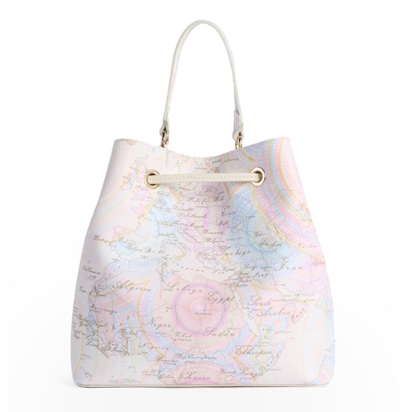 Γυναικείο τσαντάκι χειρός ALVIERO MARTINI 1A Classe LLE70 Multicolor Map