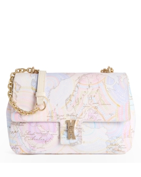 Γυναικείο τσαντάκι χειρός ALVIERO MARTINI 1A Classe LLF02 Multicolor Map