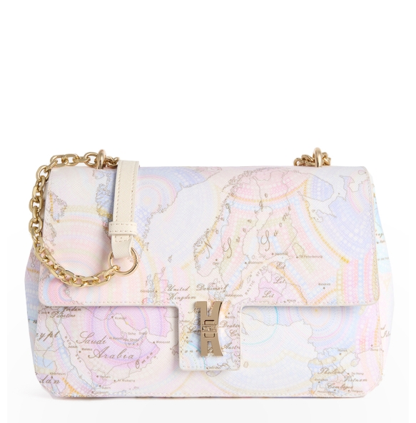 Γυναικείο τσαντάκι χειρός ALVIERO MARTINI 1A Classe LLF02 Multicolor Map