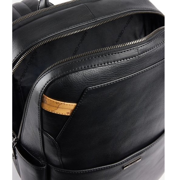 Σακίδιο Πλάτης ALVIERO MARTINI 1A CLASSE Ranger Leather LLF67 Μαύρο Σακίδιο Πλάτης ALVIERO MARTINI 1A CLASSE Ranger Leather LLF67 Μαύρο