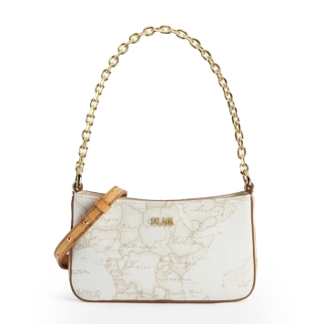 Τσαντάκι χιαστί ALVIERO MARTINI Geo Onda Mix LMPM05 Λευκό/Ταμπά/Μπεζ