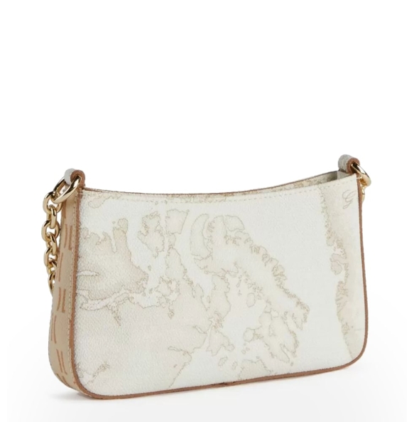 Τσαντάκι χιαστί ALVIERO MARTINI Geo Onda Mix LMPM05 Λευκό/Ταμπά/Μπεζ