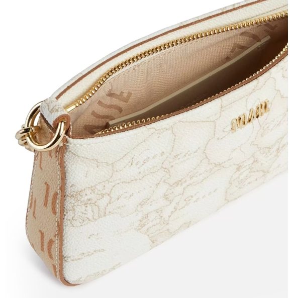 Τσαντάκι χιαστί ALVIERO MARTINI Geo Onda Mix LMPM05 Λευκό/Ταμπά/Μπεζ