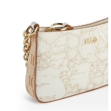 Τσαντάκι χιαστί ALVIERO MARTINI Geo Onda Mix LMPM05 Λευκό/Ταμπά/Μπεζ