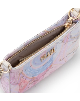 Γυναικείο τσαντάκι χειρός ALVIERO MARTINI LPQ04 Multicolor Map