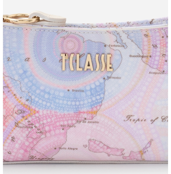 Γυναικείο τσαντάκι χειρός ALVIERO MARTINI LPQ04 Multicolor Map