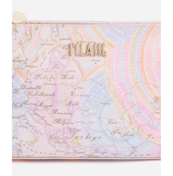 Γυναικείο τσαντάκι χειρός ALVIERO MARTINI LPQ05 Multicolor Map