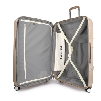 Βαλίτσα σκληρή Μεγάλη CALVIN KLEIN New Light LH818NL4 Μπεζ