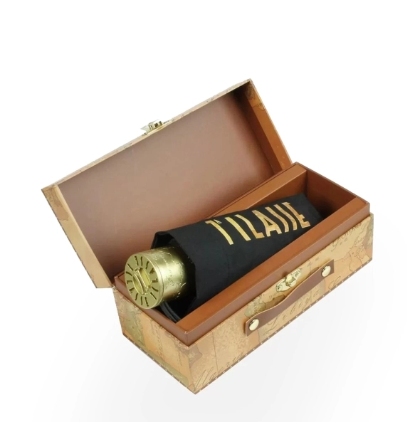 Ομπρέλα Alviero Martini 1A Classe UMBR1021 Μαύρο σε κουτί.