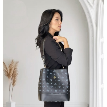 Τσάντα LA TOUR EIFFEL N36 161006-1LX Μαύρο