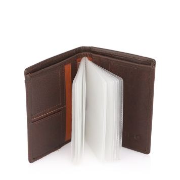 Καρτοθήκη BEVERLY HILLS POLO CLUB BH1566 Καφέ