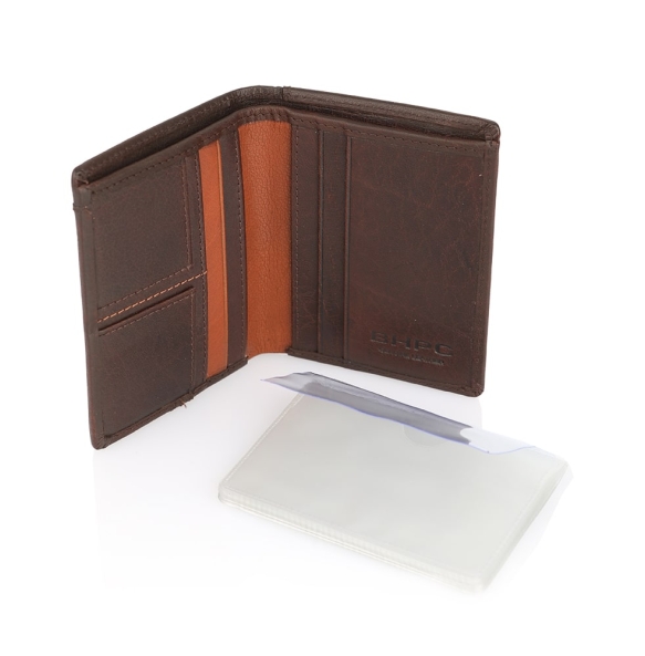 Καρτοθήκη BEVERLY HILLS POLO CLUB BH1566 Καφέ