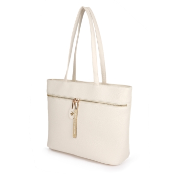 Τσάντα BEVERLY HILLS POLO CLUB BH4010 Ιβουάρ
