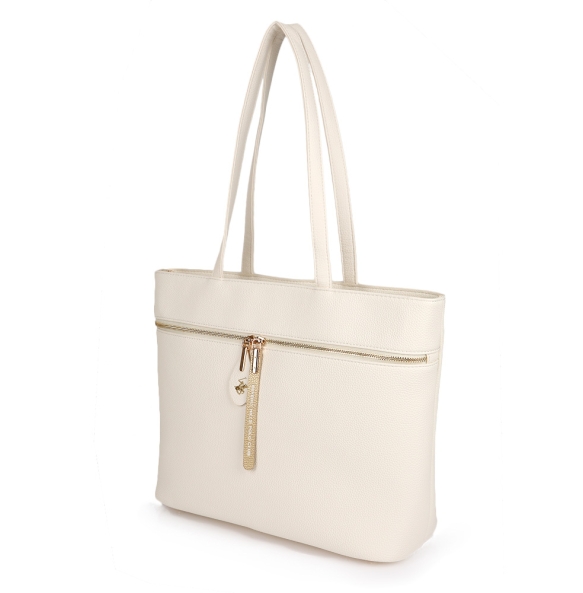 Τσάντα BEVERLY HILLS POLO CLUB BH4010 Ιβουάρ