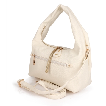 Τσάντα BEVERLY HILLS POLO CLUB BH4011 Ιβουάρ