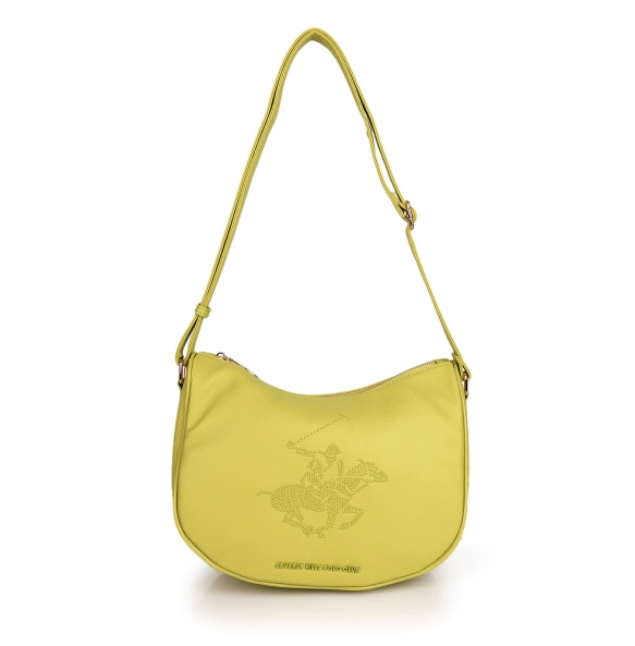 Τσάντα BEVERLY HILLS POLO CLUB BH4111 Λεμονί