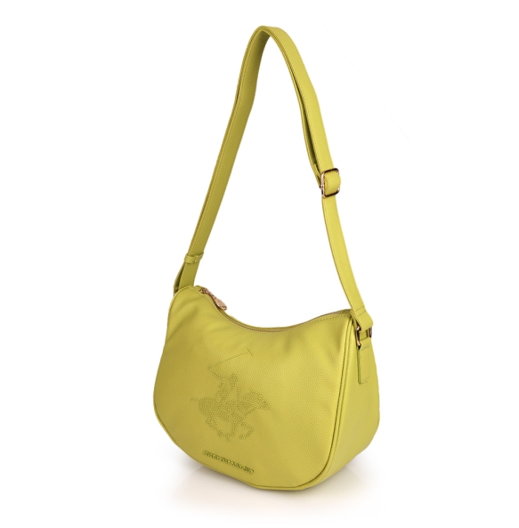 Τσάντα BEVERLY HILLS POLO CLUB BH4111 Λεμονί