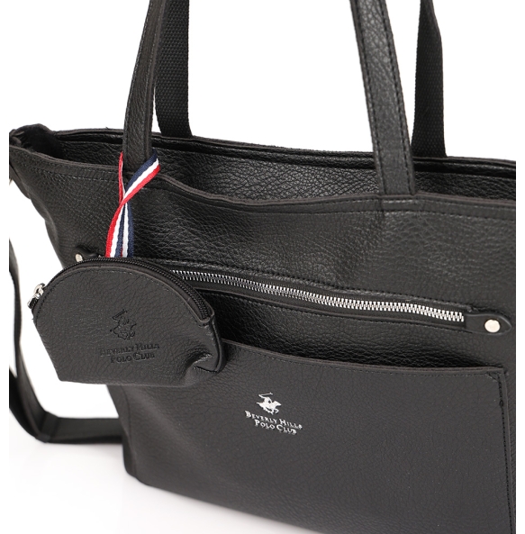 Τσάντα BEVERLY HILLS POLO CLUB BH4130 Μαύρο