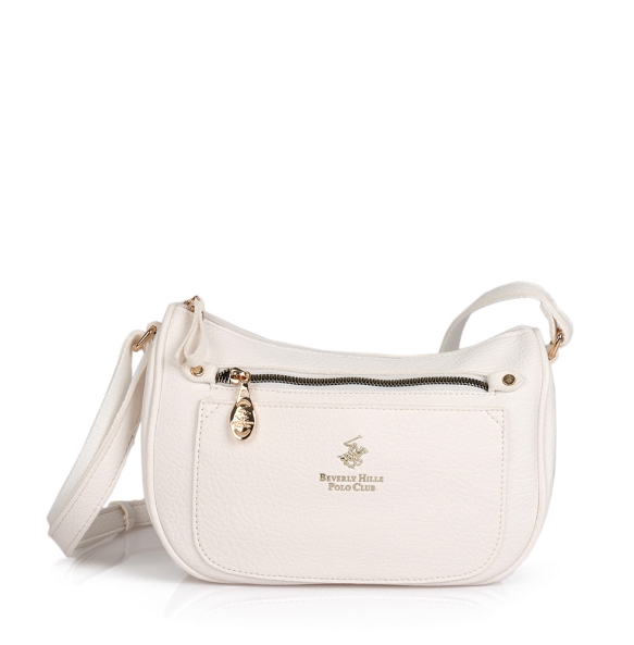 Τσάντα BEVERLY HILLS POLO CLUB BH4136 Λευκό