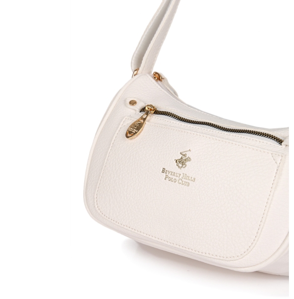 Τσάντα BEVERLY HILLS POLO CLUB BH4136 Λευκό