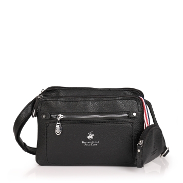 Τσάντα BEVERLY HILLS POLO CLUB BH4138 Μαύρο